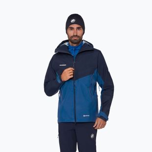 Pánská nepromokavá bunda Mammut Crater IV HS Hooded sweatshirt/marine
