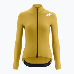 Dámské cyklistické tričko Longsleeve ASSOS Mille GT Spring Fall Jersey S11 golden yellow