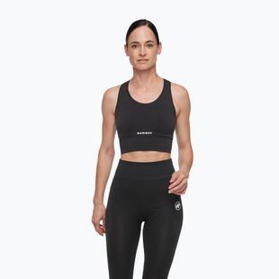Termoaktivní sportovní podprsenka Mammut All-Mountain Seamless BL Sport black/white