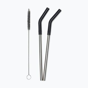 Brčka KLEAN KANTEEN Straw 8 mm 2 pcs. black