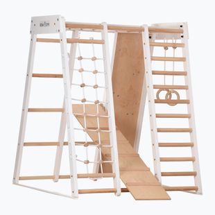 Dřevěný gymnastický rám RINAGYM 5M-UPNW-SEGH white