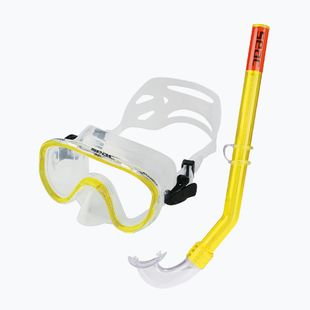 Sada na šnorchlování pro děti SEAC Marina Bis Set yellow