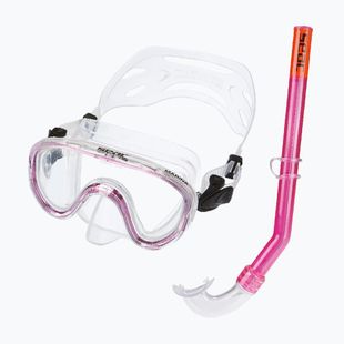 Sada na šnorchlování pro děti SEAC Marina Bis Set pink