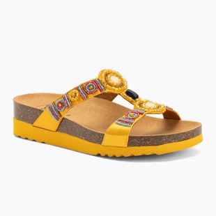 Dámské nazouváky Scholl New Bogota Wedge Med tangerine