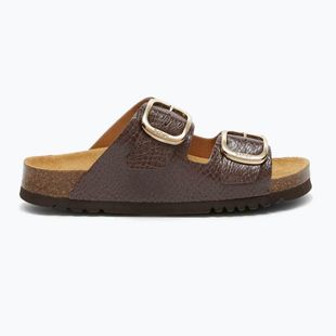 Dámské nazouváky Scholl Noelle Syntetic Reptile brown