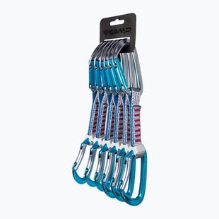 Lezecké expresky CAMP Orbit Express KS 6 pack 12 cm grey/blue/fuchsia