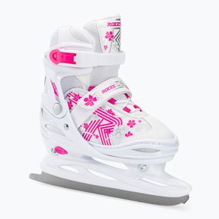 Roces Jokey Ice 3.0 Girl dětské volnočasové brusle bílá/růžová 450708