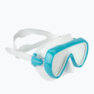 Dámská potápěčská maska Cressi Honey 420 UV white/aquamarine/blue/orange