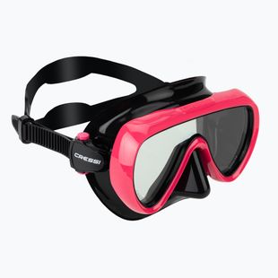 Dámská potápěčská maska Cressi Honey 420 UV black/fuchsia/blue/orange