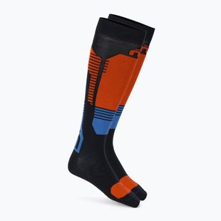 Lyžařské ponožky  Mico Light Weight Superthermo Natural Merino Ski blue