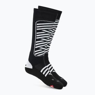 Lyžařské ponožky Mico Heavy Weight Superthermo Primaloft Merino Ski black white