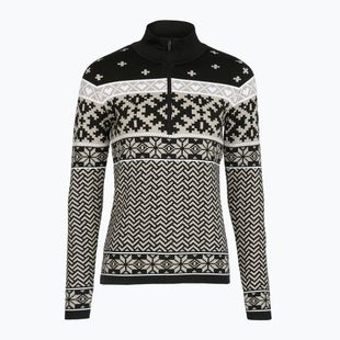 Dámská termo mikina Newland Kristel Half Zip black/stone