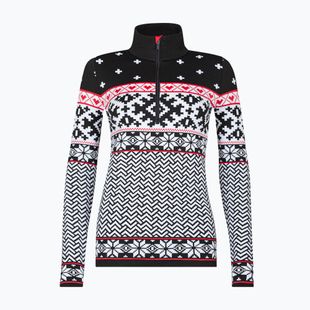 Dámská termo mikina Newland Kristel Half Zip black/white
