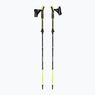 Nordic walking hůlky  GABEL Fusion Wired czarny/limonkowy