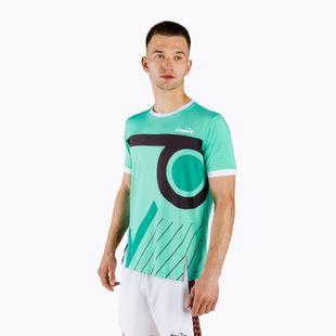 Pánské tenisové tričko Diadora Clay 70440 green 102.174120