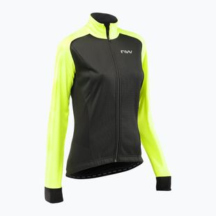 Northwave Reload SP dámská cyklistická bunda černá/žlutá 89211091