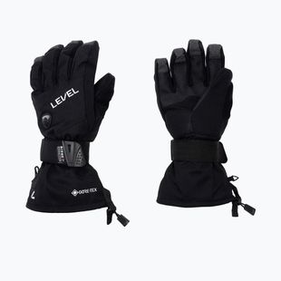 Pánské snowboardové rukavice Level Half Pipe Gore Tex černé 1011