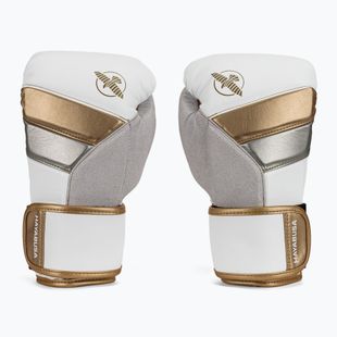 Boxerské rukavice Hayabusa T3 white/gold
