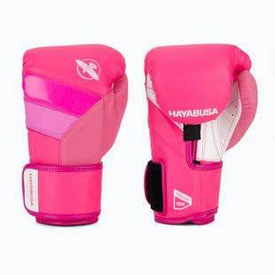 Boxerské rukavice Hayabusa T3 Neon neon pink