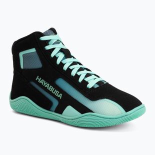 Boxerské boty Hayabusa Surge black/cyan