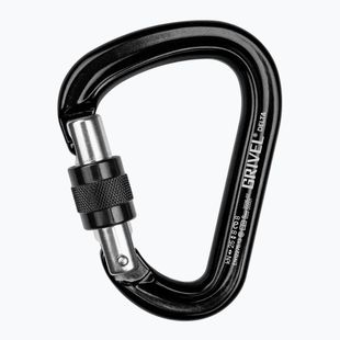 Lezecká karabina Grivel Delta K5N Screw Lock black/black