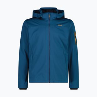 Pánská softshellová bunda CMP 39A5027 Zip Hood petroleum