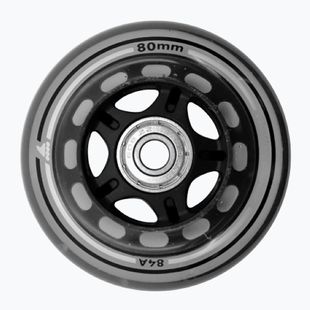 Kolečka pro kolečkové brusle XT 80MM + kolečka pro kolečkové brusle SG7 8 ks šedá 06953500080