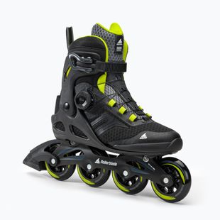 Pánské kolečkové brusle Rollerblade Macroblade 84 BOA black/green 07370600