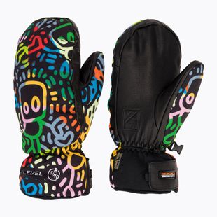 Dětské lyžařské rukavice Level Vertigo Mitt Teen pattern