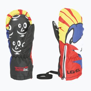 Dětské lyžařské rukavice Level Lucky Mitt yellow/blue