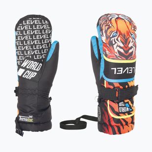Dětské lyžařské rukavice Level Junior Mitt logos