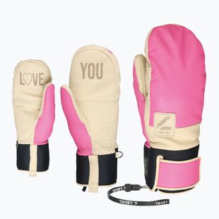 Snowboardové rukavice Level Rover Mitt fucsia