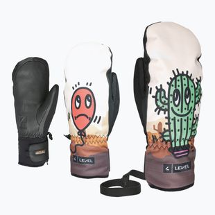 Dětské lyžařské rukavice Level Vertigo Mitt Teen beige