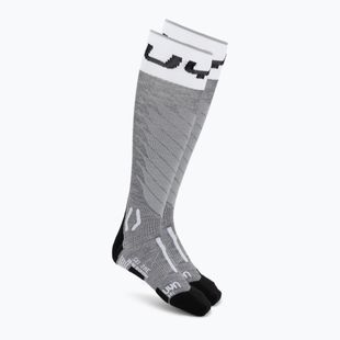 Dámské lyžařské ponožky Uyn Ski One Merino Socks grey melange/white