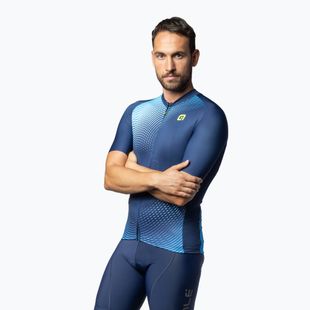 Pánský cyklistický dres Alé Optical blue