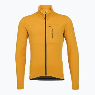 Pánská cyklistická mikina Castelli Unlimited Trail 2 goldenrod/dark gray