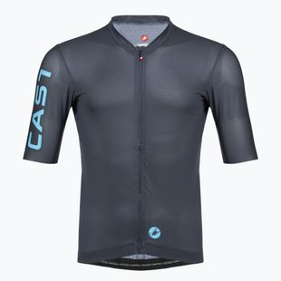 Pánský cyklistický dres Castelli Entrata Apex twilight blue/neon cobalt