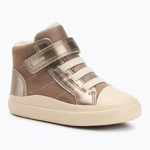 Dětské boty Geox Gisli dark beige