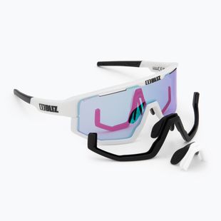 Sluneční brýle Bliz Fusion Nano Optics Nordic Light matt white/ begonia/ violet w blue multi