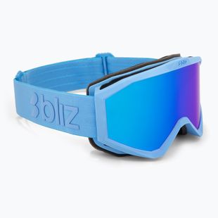 Dětské lyžařské brýle Bliz Liner Jr matte blue/brown/blue multi