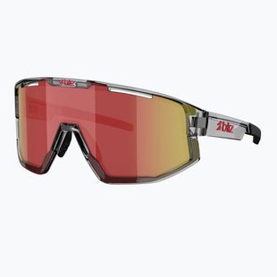 Sluneční brýle Bliz Fusion transparent dark grey/brown red multi