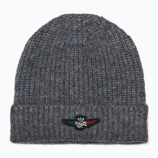 Pánská zimní čepice Aeronautica Militare 252CU0034UL00451 grigio scuro melange