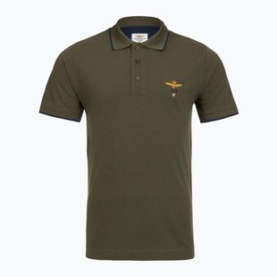 Pánské polo tričko Aeronautica Militare 262PO1308UP00082 Polo verde scuro