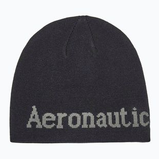 Pánská zimní čepice Czapka Aeronautica Militare 262CU0093UL00450 jet black