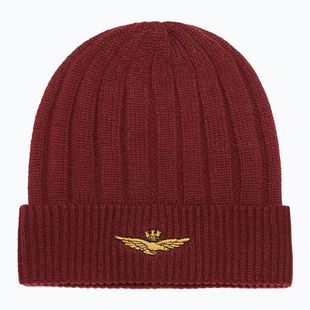 Pánská zimní čepice Czapka Aeronautica Militare 262CU0098UL00485 bordeaux