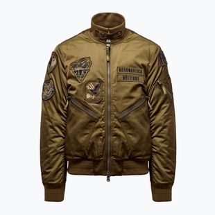 Pánská bunda Kurtka Aeronautica Militare 262AB3077UCT04361 Bomber fern green