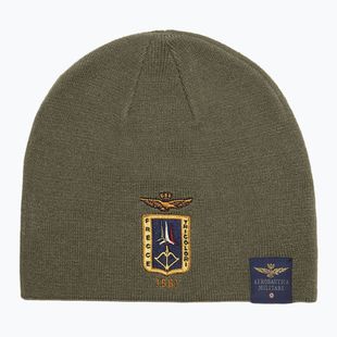 Pánská zimní čepice Czapka Aeronautica Militare 262CU0092UL00450 tea leaf
