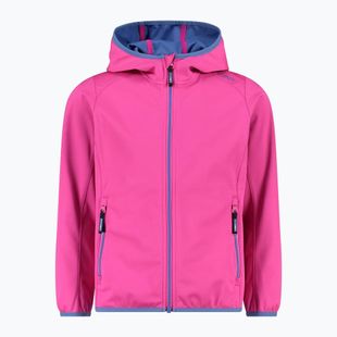 Dětská softshellová bunda CMP Fix Hood fuxia