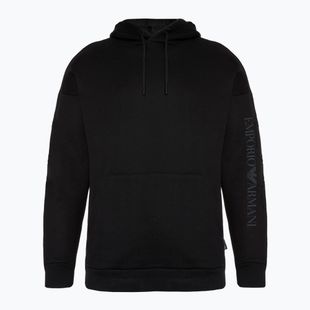 Mikina EA7 Emporio Armani Train Logo Series Embroidery Coft black