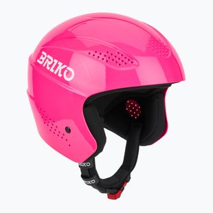 Dětská lyžařská helma Briko Elias Jr shiny neon pink